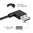 Double Right Angle (90 Degree) USB Type-C Charging Cable (20cm) for Phone / Tablet